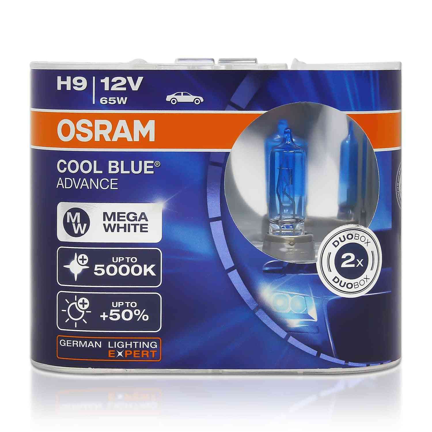 Lâmpada Farol OSRAM Cool Blue Advance H9 65W 5000K - Brilho Xenon para Seu Carro