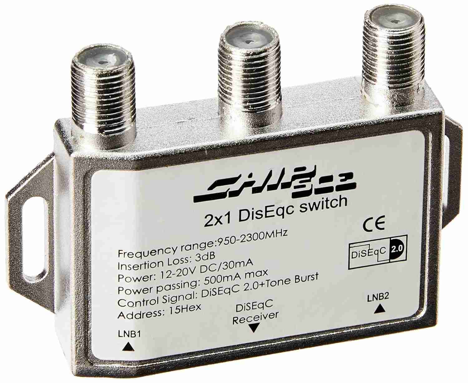 Chave Diseqc PIX 2 Vias: Conexão Essencial para sua Antena Satélite