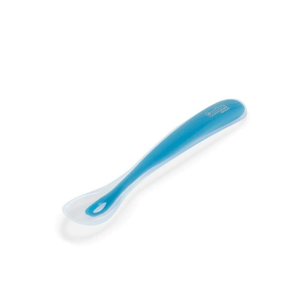 Colher de Silicone para Bebês Comtac Kids - Segura, Macia e Livre de BPA