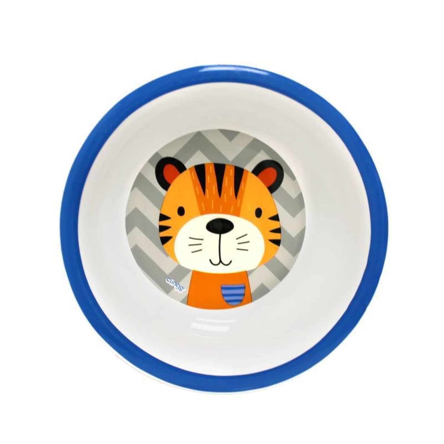 Pratinho Bowl Infantil Clingo da Tigre - Seguro, Durável e Colorido para Refeições Divertidas