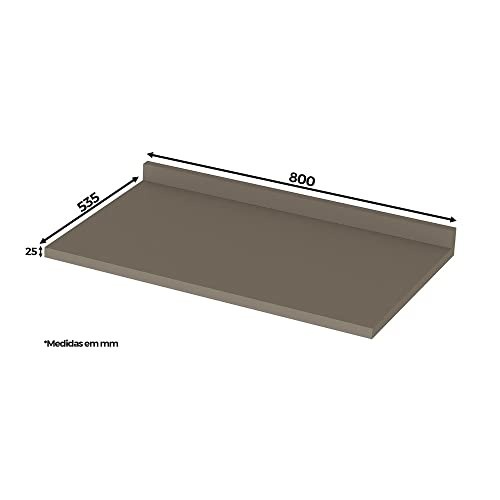 Tampo para Balcão 80 cm Henn - Ideal para Cozinha Moderna, Cooktop e Pia