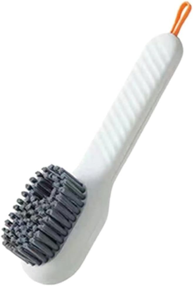 Escova de Limpeza com Dispensador de Sabão Líquido - Multifuncional para Tênis, Calçados e Superfícies