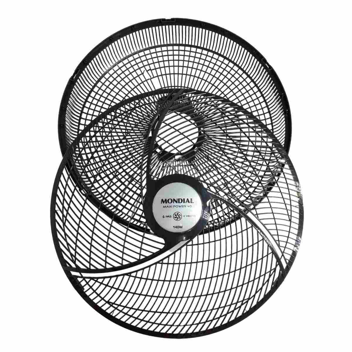 Conjunto de Grades Traseira e Dianteira para Ventilador Mondial VSP-40 – Kit Completo