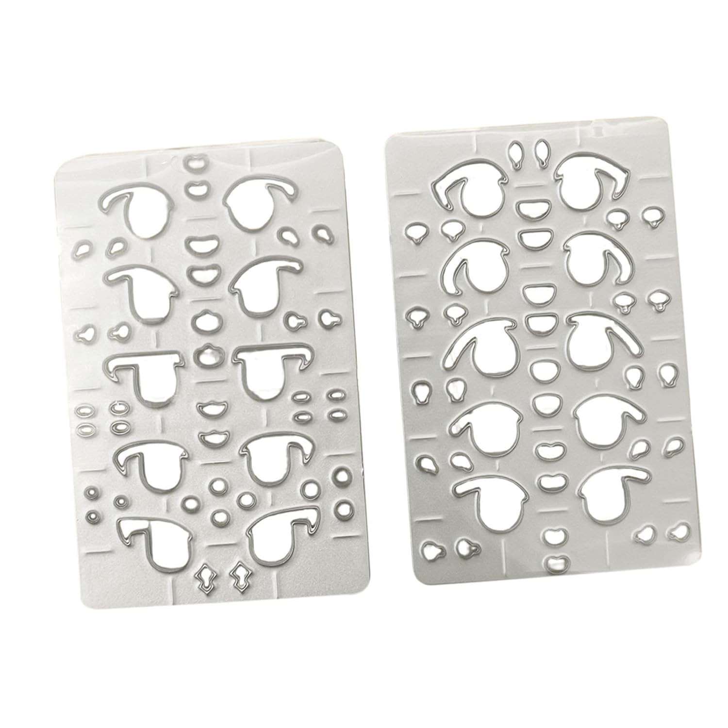 Molde para Cortar Olhos de Boneca Fenteer - Estêncil Preciso para Artesanato e DIY