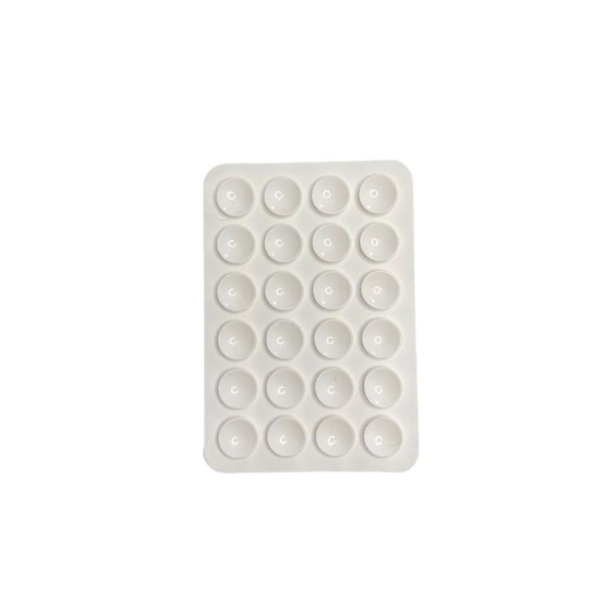 Suporte de Silicone com Ventosas para Celular: Fixação Poderosa em Espelhos e Superfícies Lisas - Branco