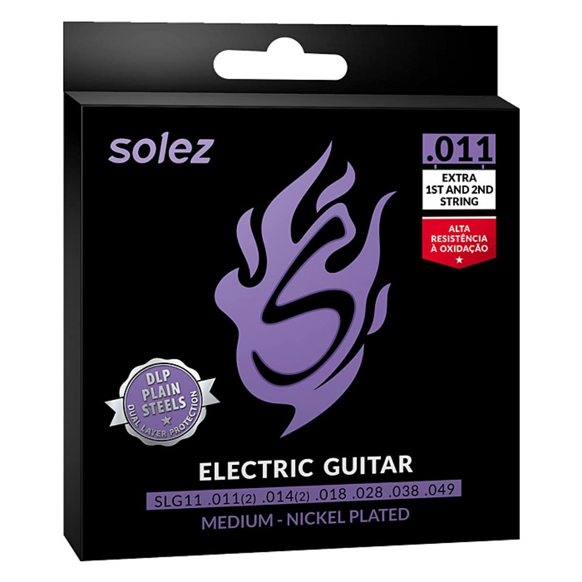 Encordoamento Guitarra 0.11 SLG11 Solez: Som Incrível e Durabilidade para Músicos