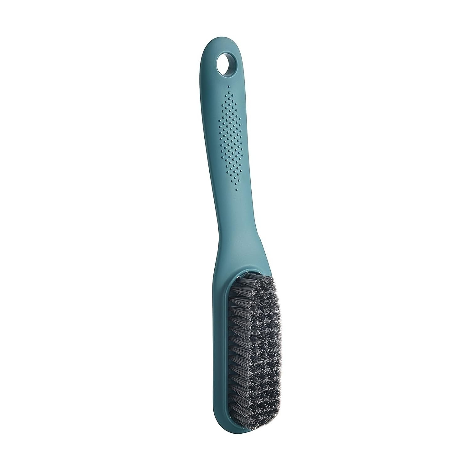 Escova de Limpeza Multiuso com Cerdas Macias - Ideal para Sapatos, Roupas e Lavanderia (Azul Escuro)