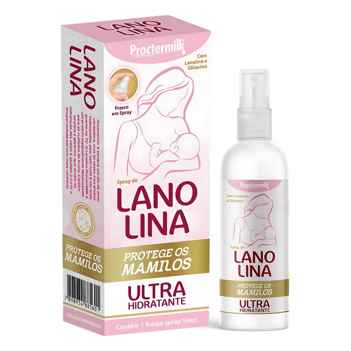 Lanolina Spray 10ml Proctermilk - Proteção e Hidratação para Mães Amamentando
