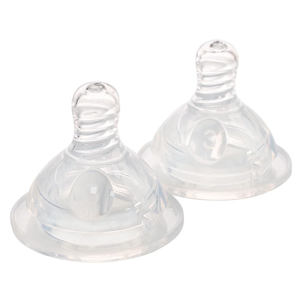 Bico de Silicone para Mamadeira com Alça Grande - 2 Peças | Plasútil | Conforto e Segurança para Bebês