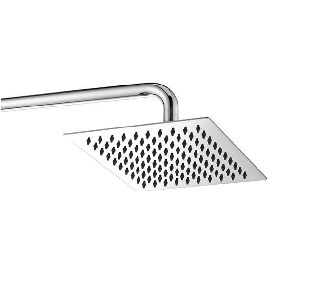 Chuveiro Ducha Inox Quadrado 20x20 Cromado – Moderno e Econômico para Banheiro ou Área Externa