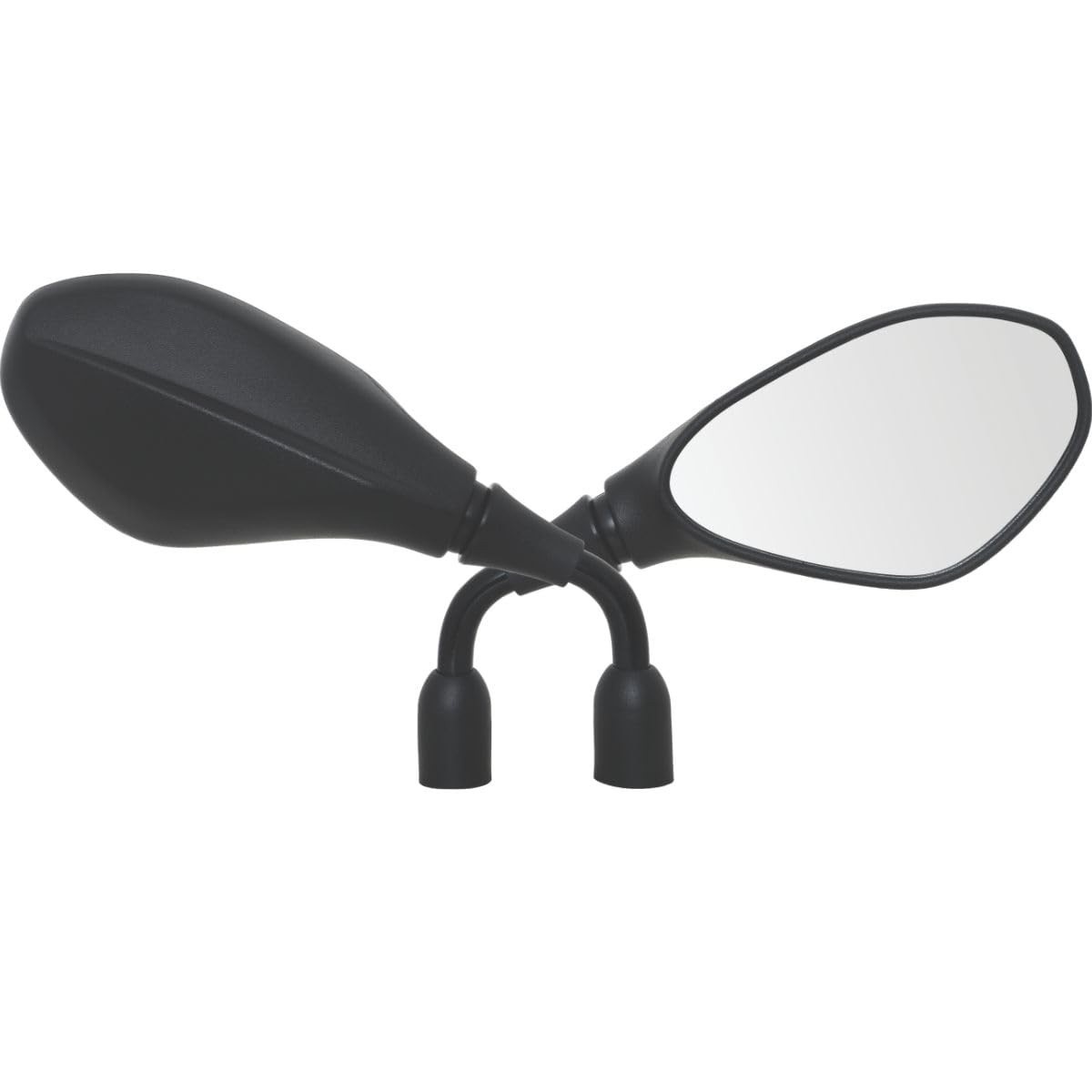 Espelho Retrovisor Mini GS F800 Haste Fixa Rosca Invertida - Ideal para Motos Naked Fazer, XTZ e Factor