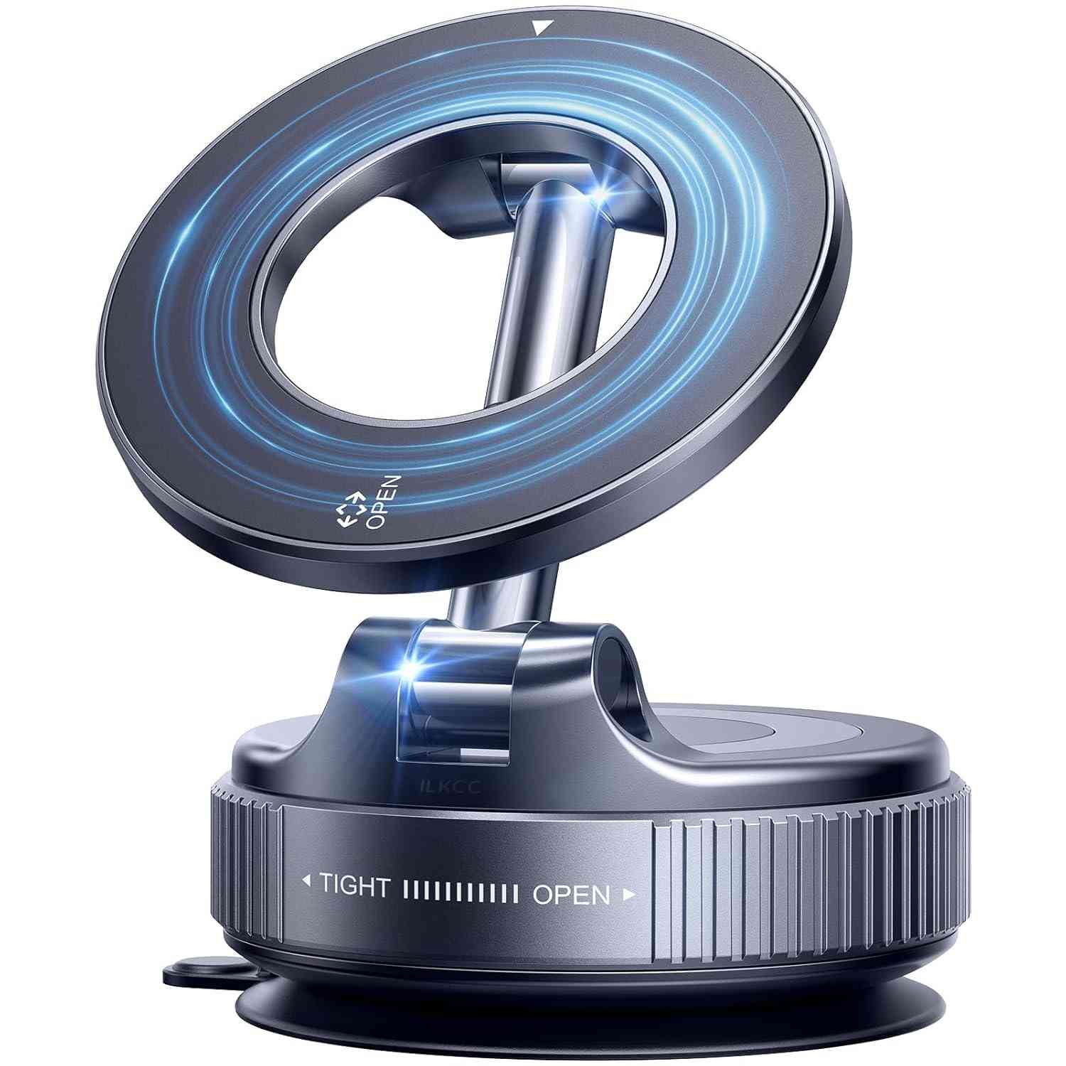 Suporte Magnético ILKCC com Sucção a Vácuo 360° - O Companheiro Perfeito para Seu Smartphone!