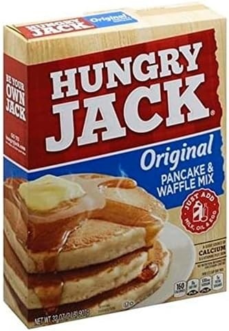 Hungry Jack Original Massa Para Panqueca E Waffle Mix 907g