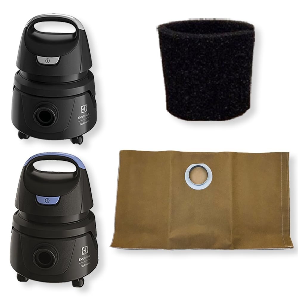 Saco Refil Coletor Bag Cartucho Reutilizável com Filtro Permanente para Aspirador Electrolux Hidrolux AWD01 e AWD02