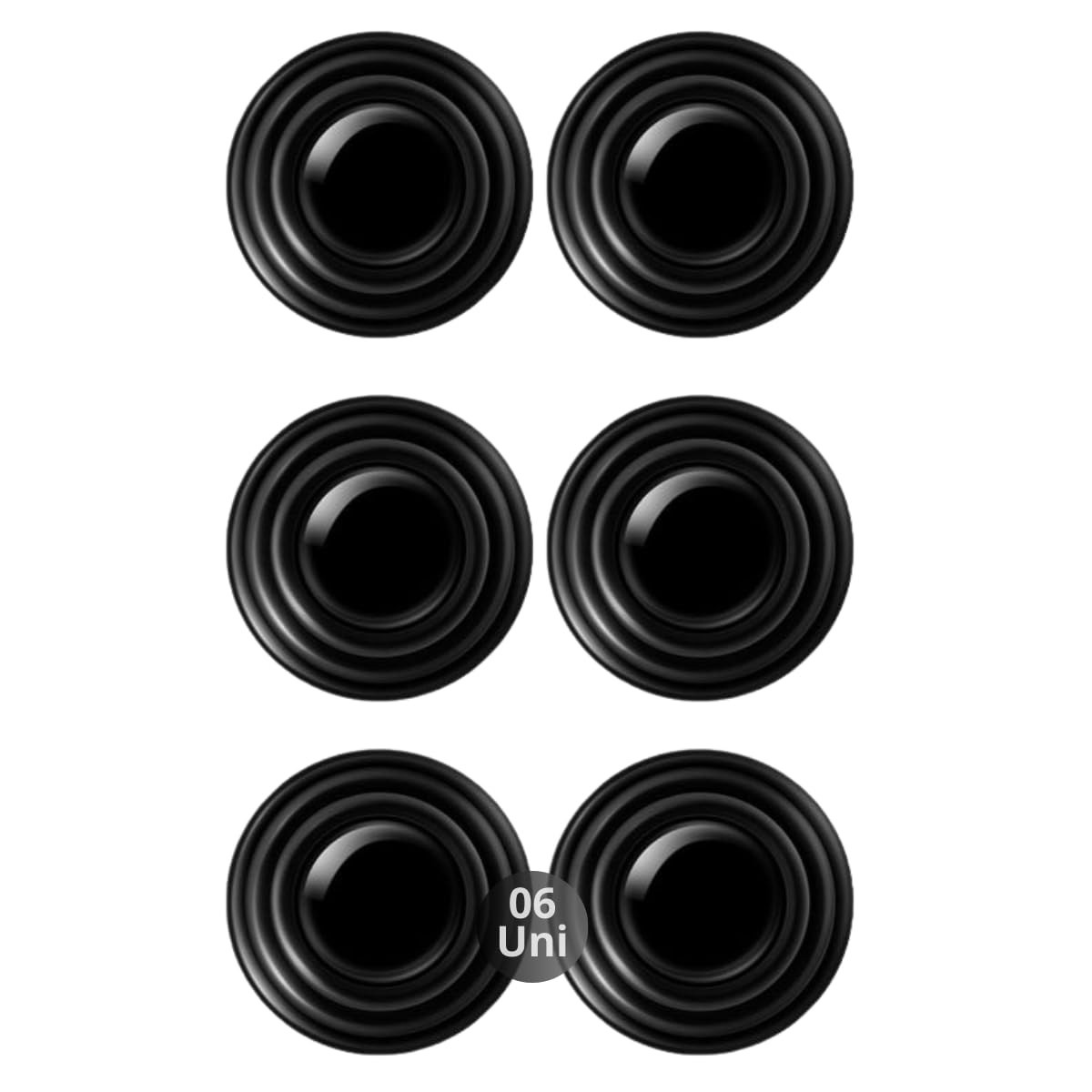 Kit 6 Protetores Anti Impacto para Porta do Carro: Proteção e Silêncio Garantidos!