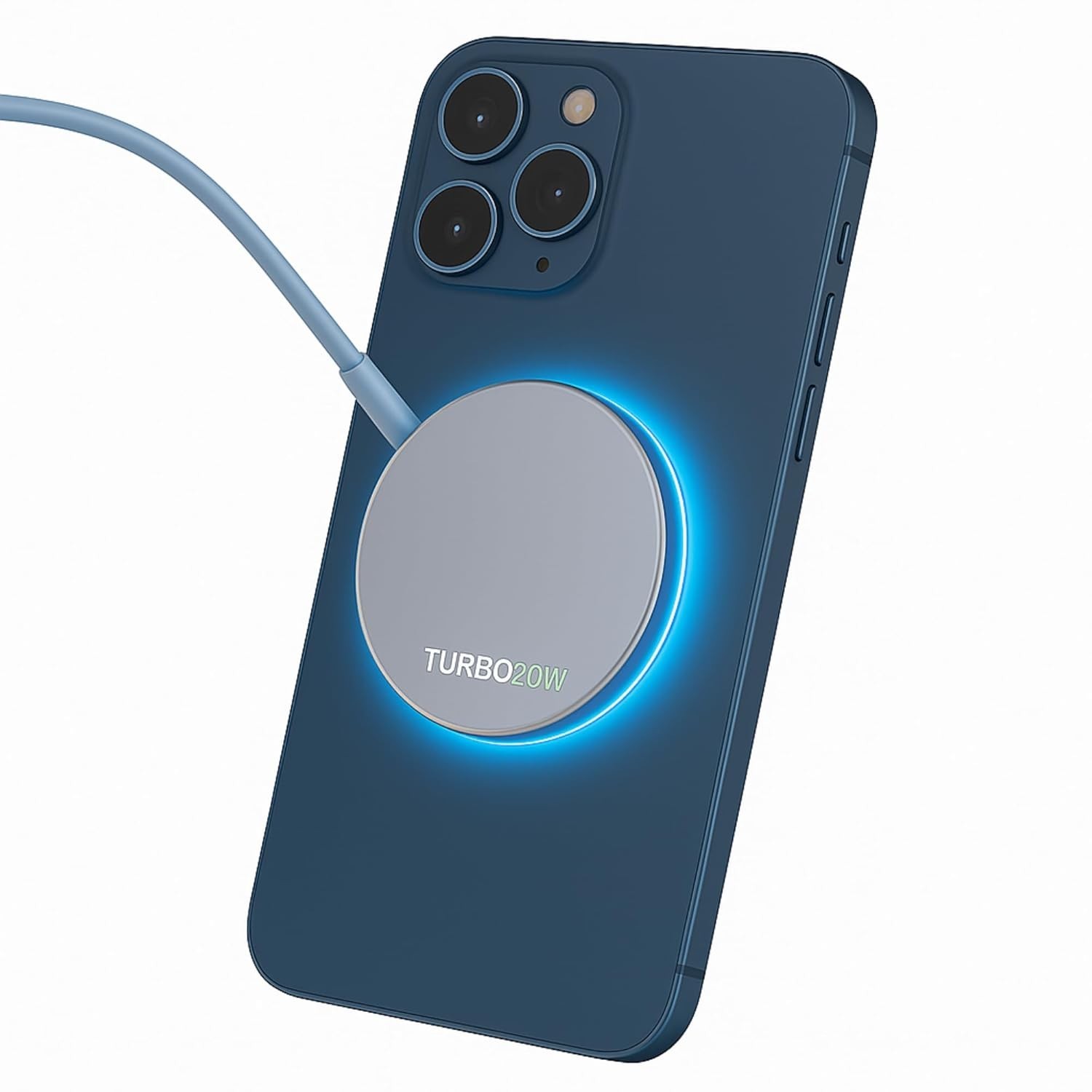 Carregador Magnético Sem Fio 20W Qi: Carregamento Rápido e Seguro para seu Smartphone