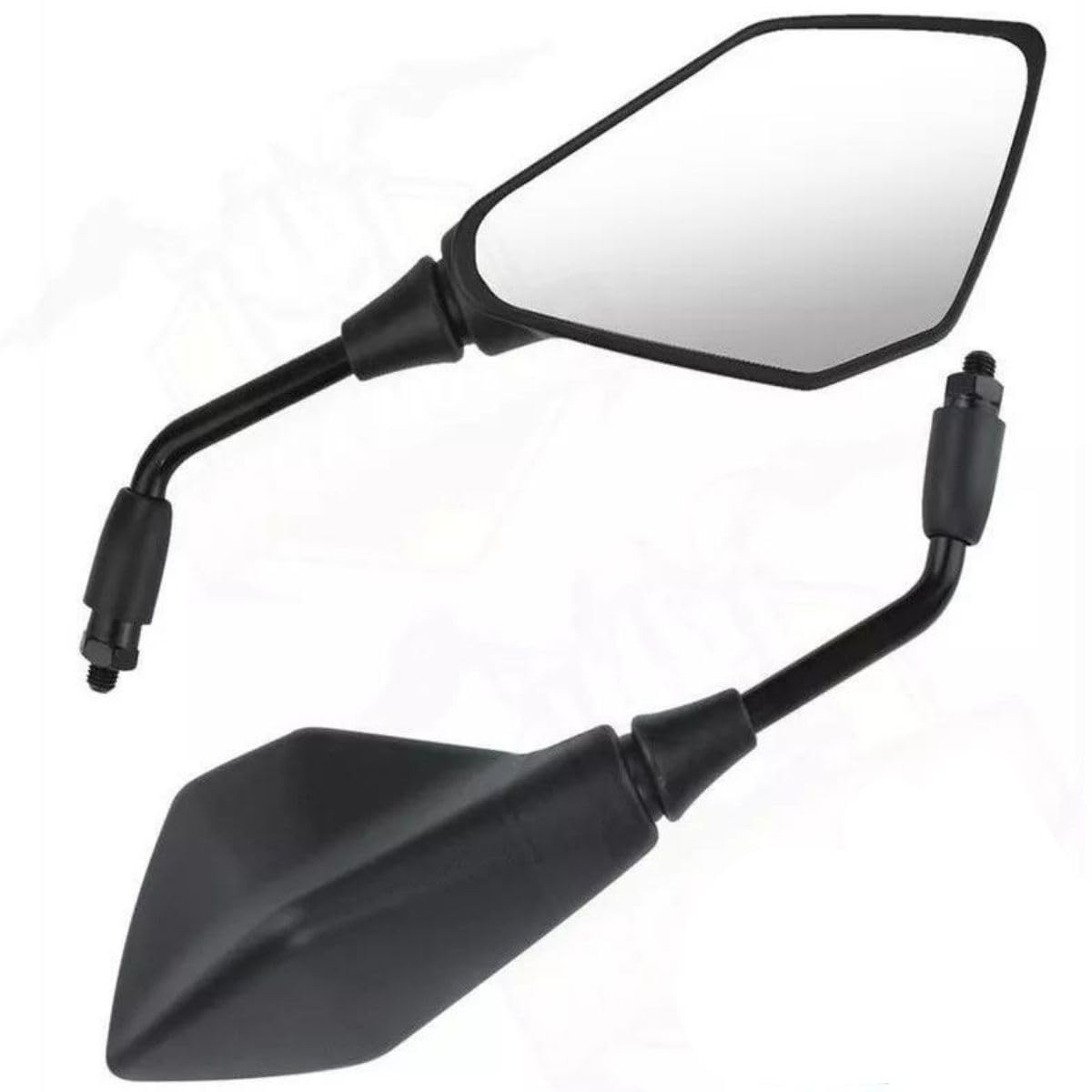 Retrovisor Kawasaki Z400 para Honda (5 Pontas) - Haste Fixa Longa [Par]