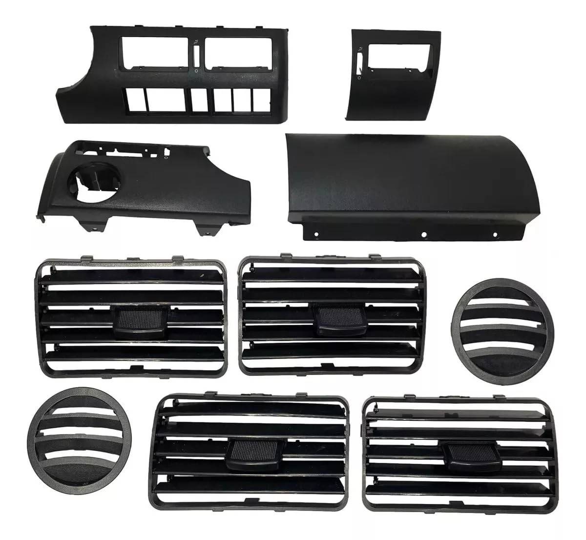 Kit Molduras e Difusores Painel Preto para Gol, Saveiro e Parati G3 - Renove Seu Interior!