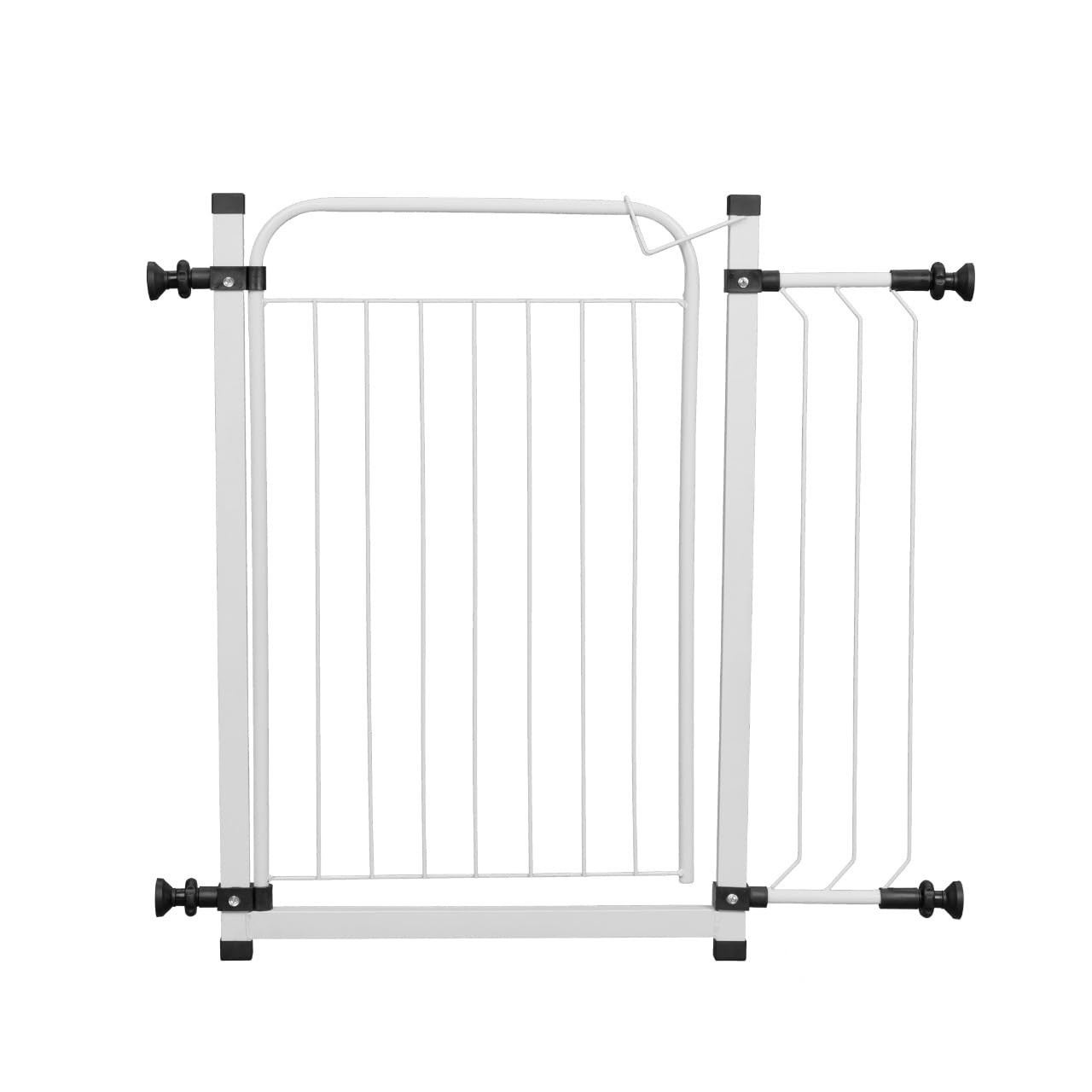 Portão de Segurança com Grade Reforçada para Bebês e Pets | 69-74cm + Extensor 10cm
