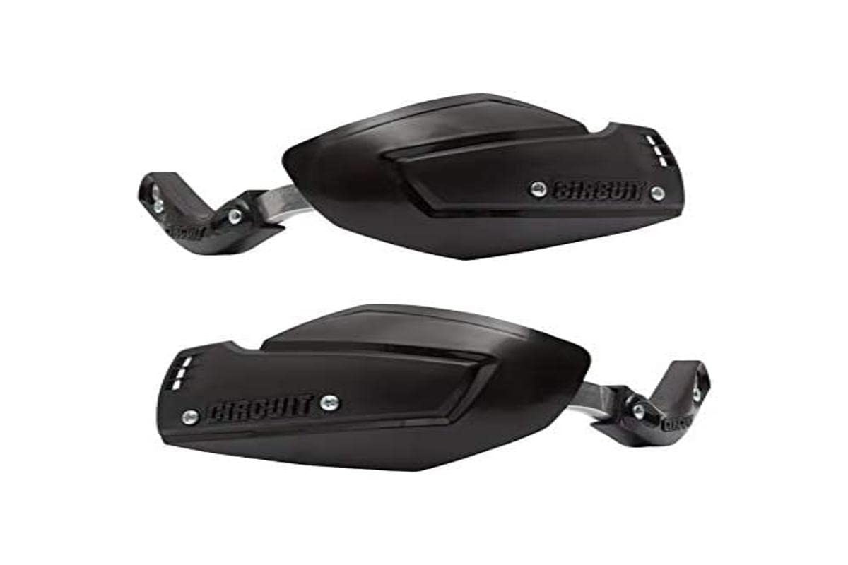 Protetor de Mão Circuit Alloy Bicomp Short 15.8mm Preto - Proteção e Estilo para Sua Moto
