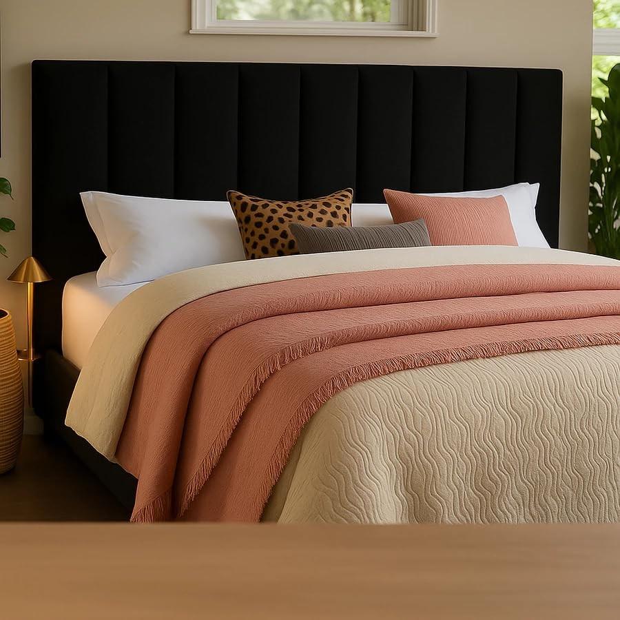 Cabeceira Modular Estofada para Cama King Size – Sem Furos na Parede, Fácil Instalação