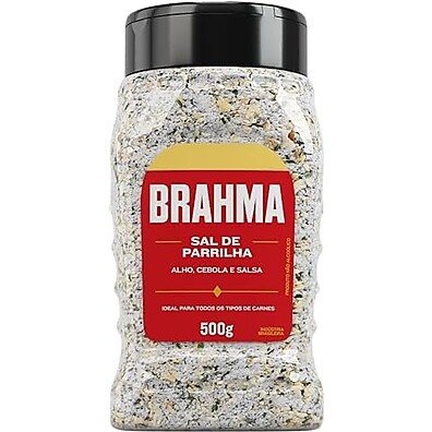 Sal de Parrilha Brahma: Alho, Cebola e Salsa 500g
