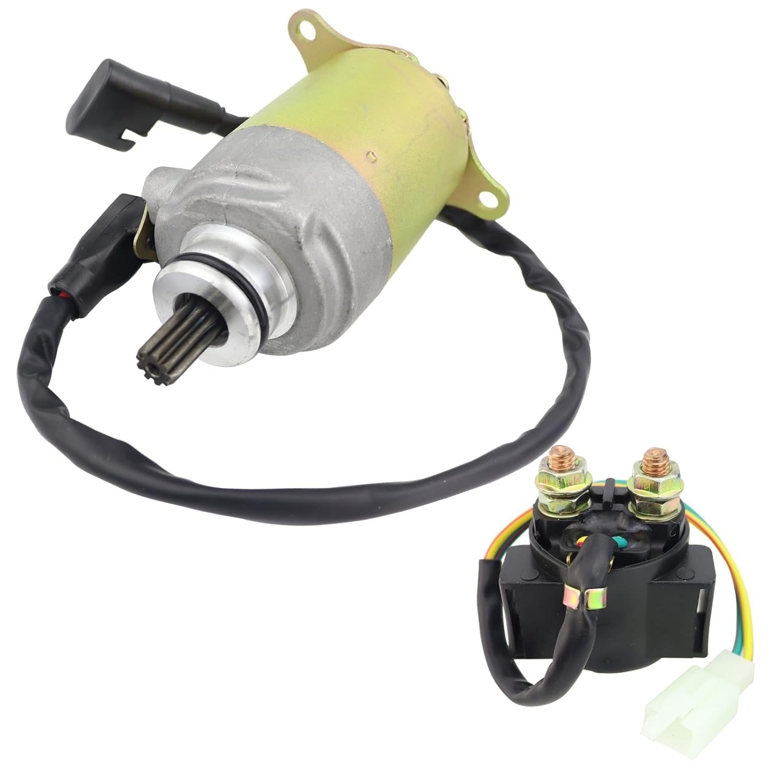 Motor de Partida e Relé Solenóide para Polaris RZR 170 (2009-2017) - Peça de Reposição Essencial