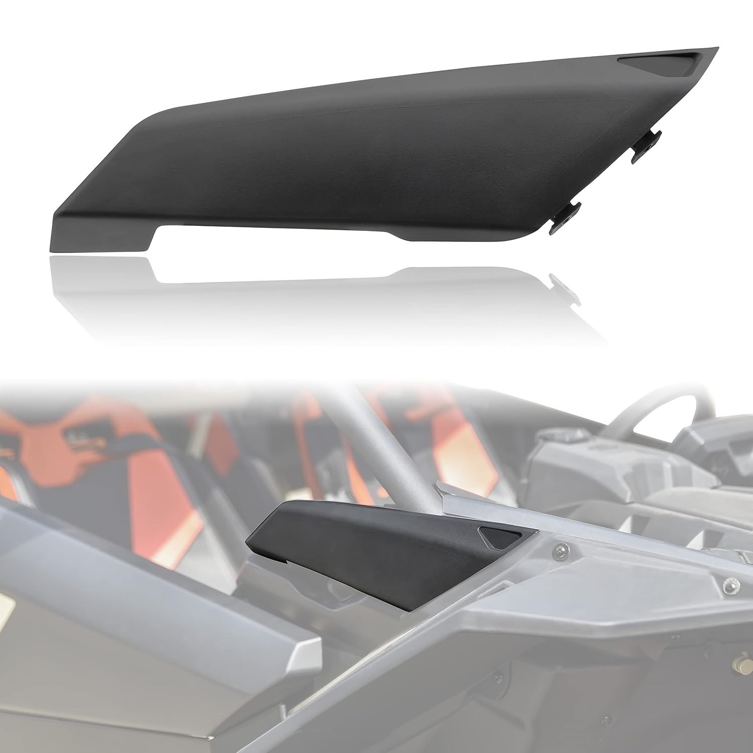 Tampa Lateral de Gás SAUTVS para Can-Am Maverick X3 2017-2025 - Acessório Essencial para Passageiro