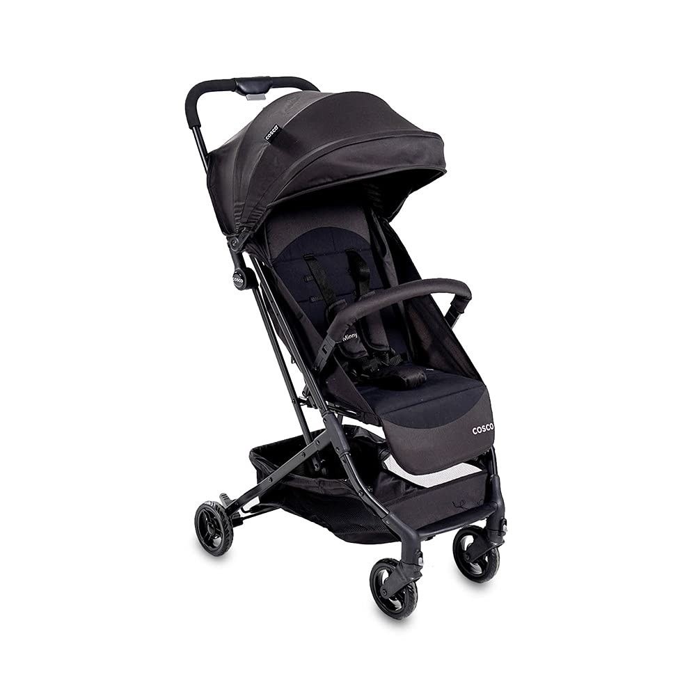 Carrinho de Bebê Cosco Kids Minny Preto Absoluto: Leveza e Praticidade para Passeios Inesquecíveis