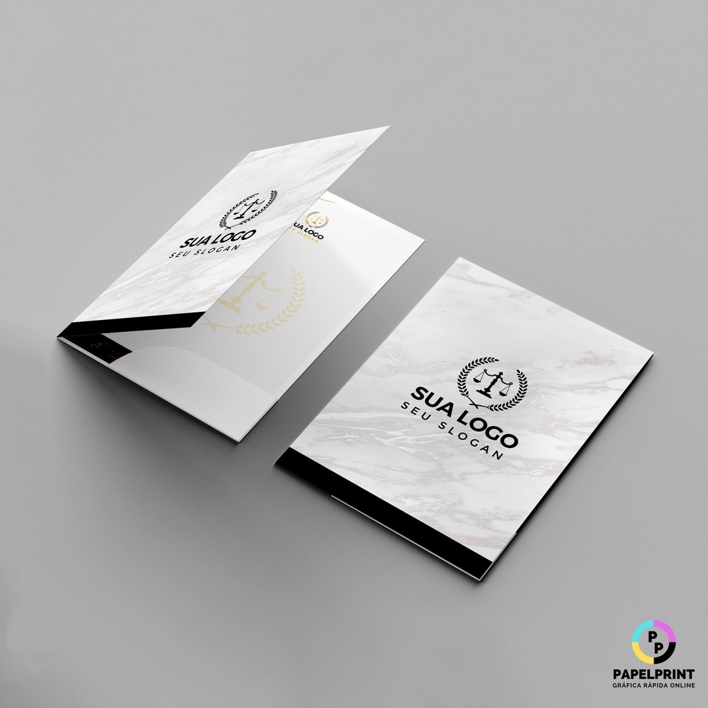 Pasta Advogado Personalizada: 25 Unidades Premium
