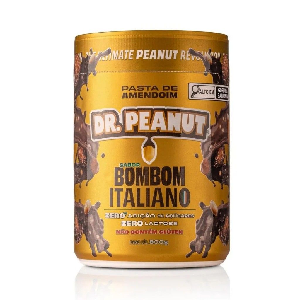 Pasta de Amendoim Bombom Italiano Dr. Peanut 800g