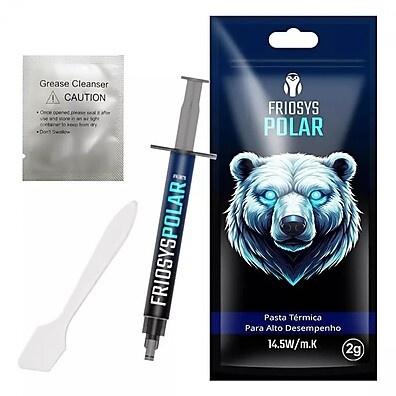 Pasta Térmica Friosys Polar 2G: Resfriamento Extremo!