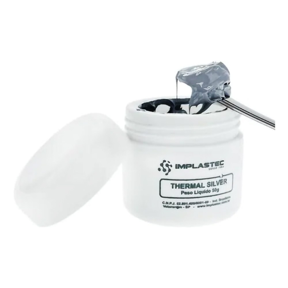 Pasta Térmica Thermal Silver 50g: Máxima Dissipação!