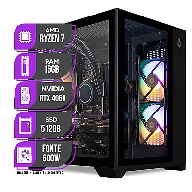 PC Gamer Mancer RTX 4060 Ti: Domine Seus Jogos!