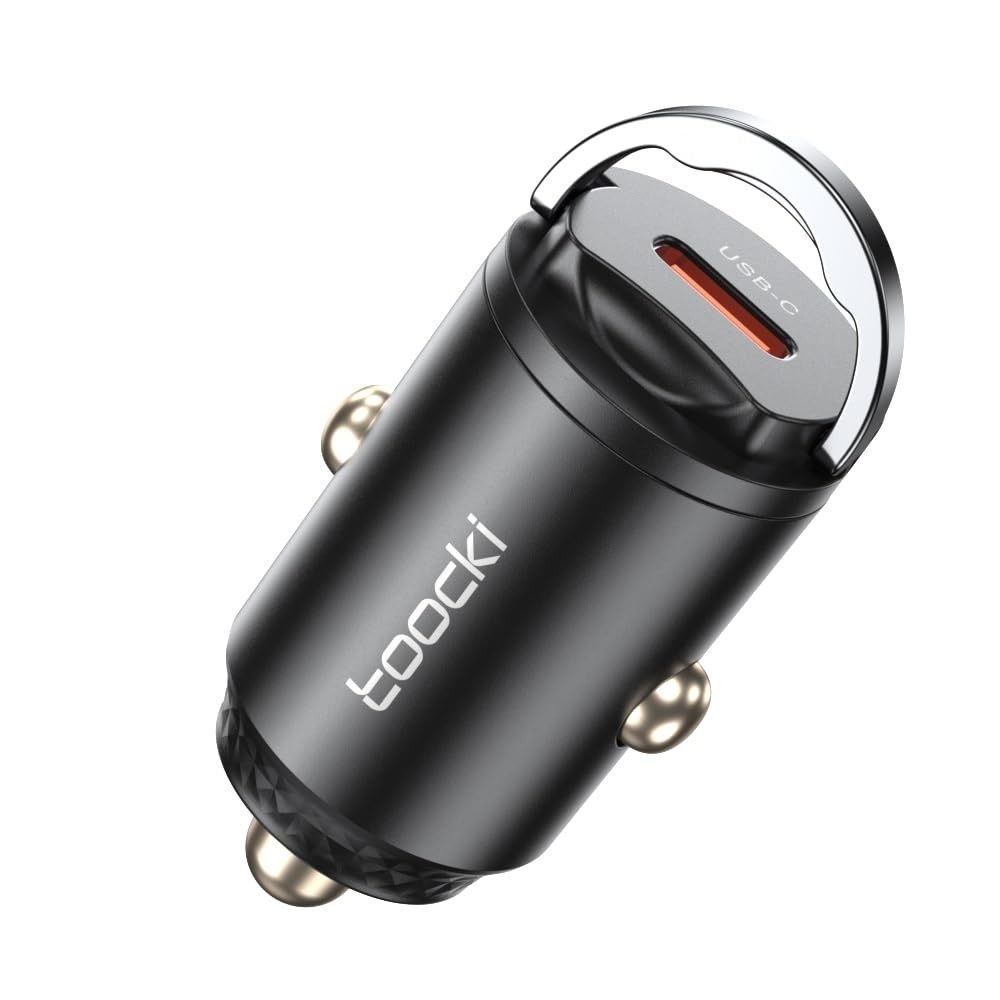 Carregador Veicular Toocki USB-C 45W PD/QC3.0: Carga Rápida e Segura para Seu Dispositivo