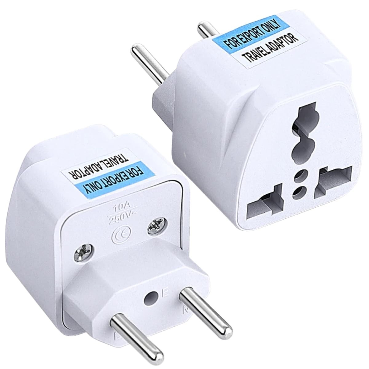 Adaptador Tomada Universal Padrão Brasileiro N 10A - Kit 2 Peças | Conecte o Mundo no Brasil!