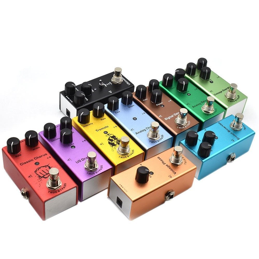 Pedal de Guitarra Vintage: Overdrive, Distorção e Efeitos Clássicos