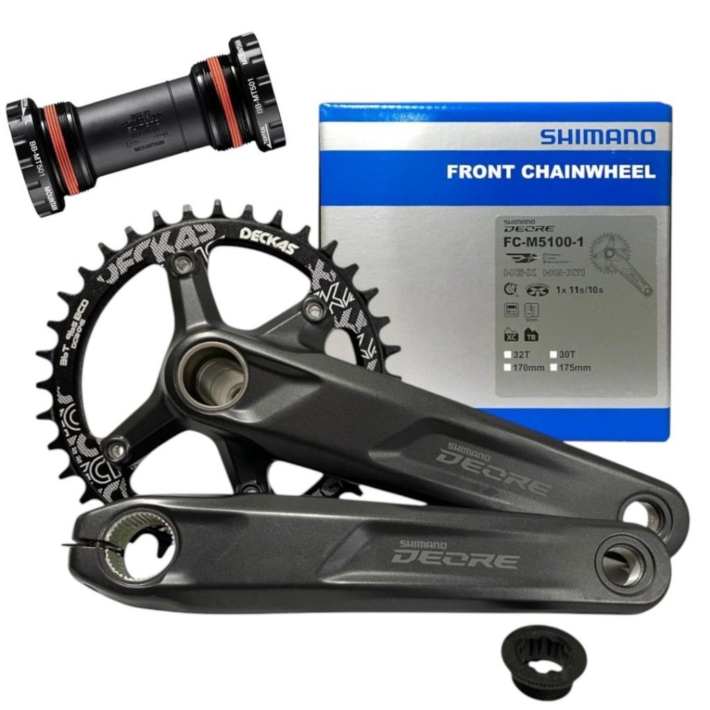 Pedivela Shimano Deore FC-M5100 170mm: A Solução 1x para Sua Bicicleta