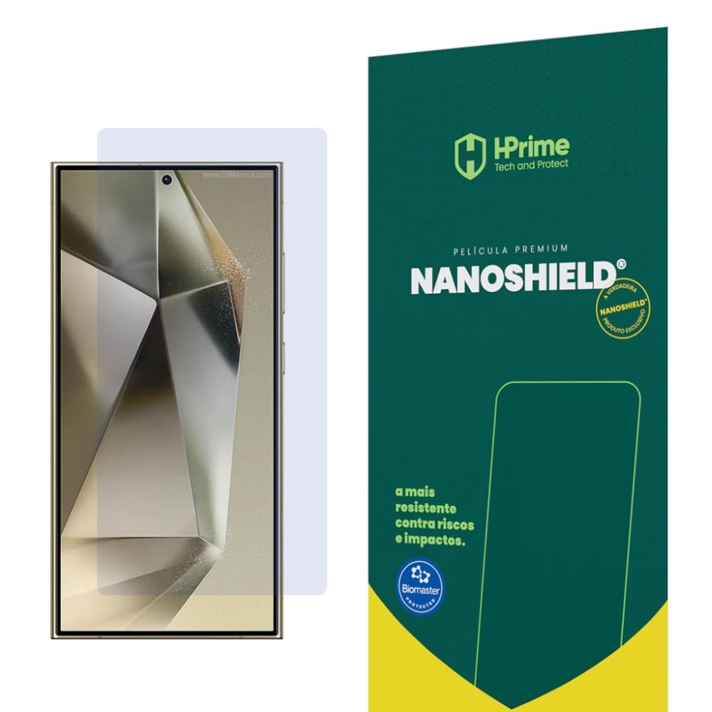 Película Hprime Nanoshield para Samsung Galaxy S24 Ultra: Proteção Imbatível!