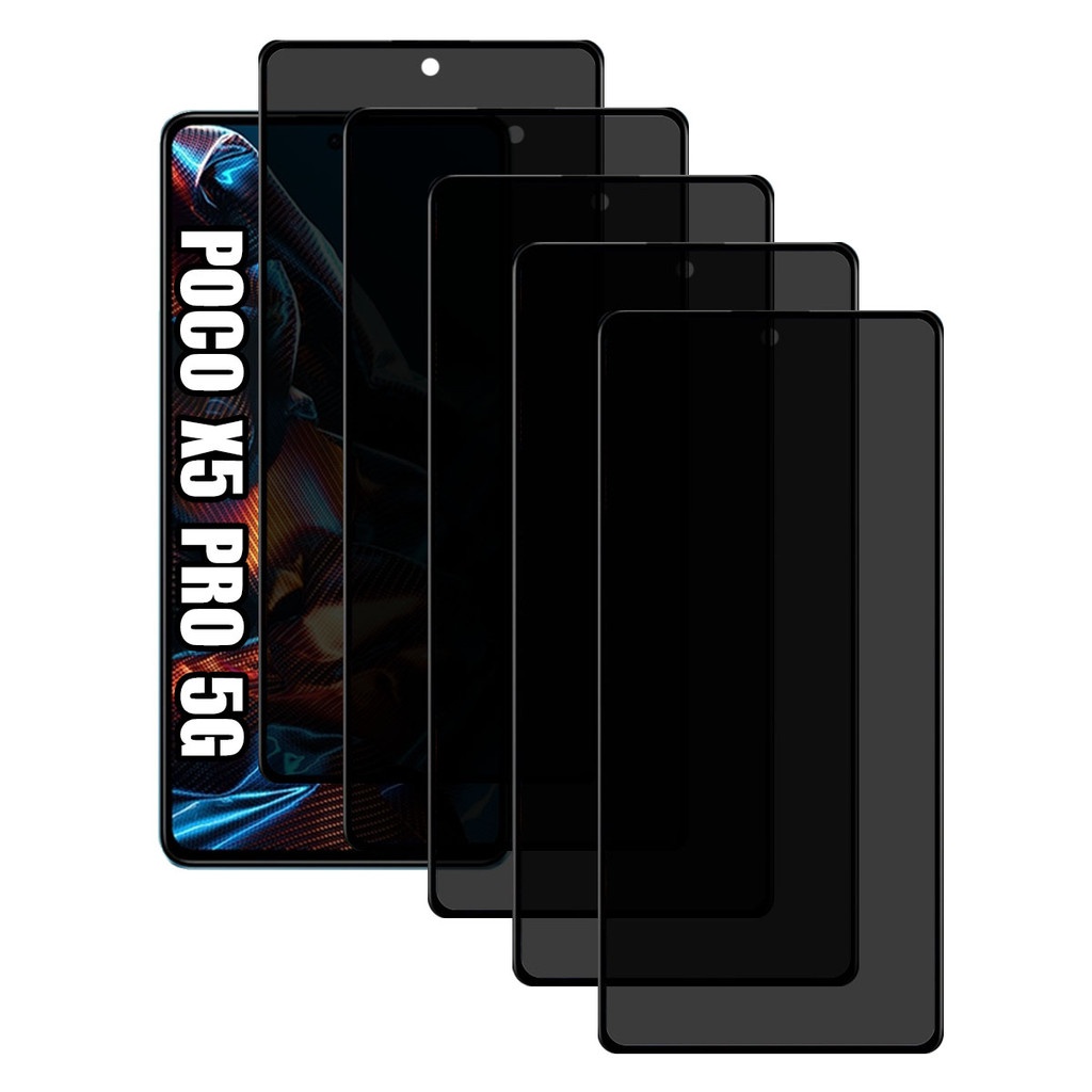Películas de Privacidade 3D Xiaomi Poco X5 Pro: Proteção Total