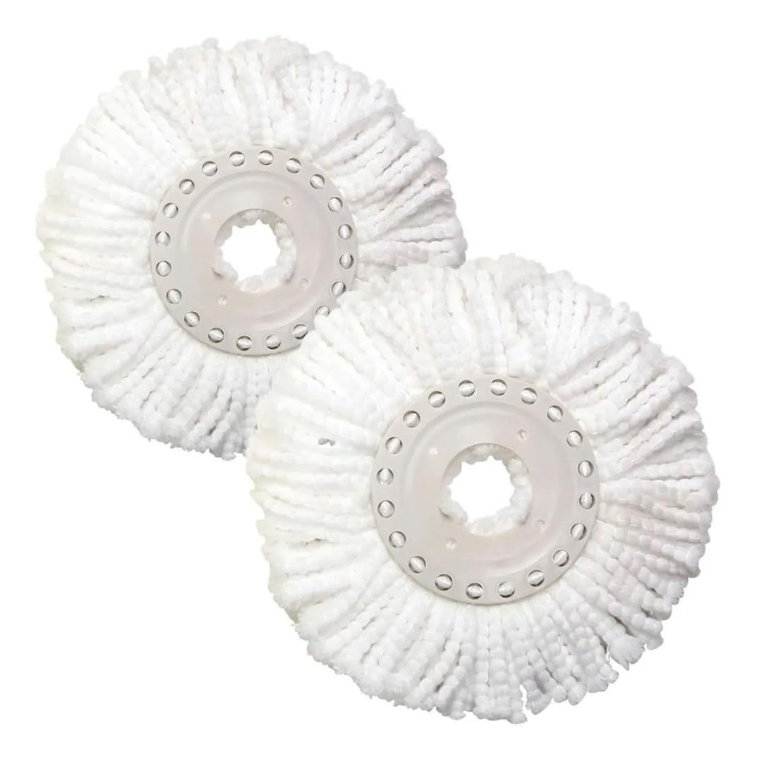 Kit 2 Refis de Microfibra 16cm Perfect Pro - Mop Giratório 360° Universal para Limpeza Profunda