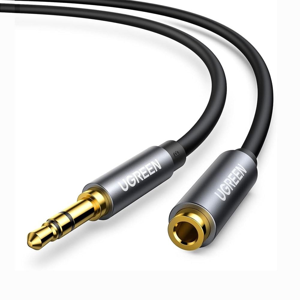 QCYDOBRASIL Cabo Extensor de Áudio 3.5mm: Som Ampliado e Conexão Perfeita!