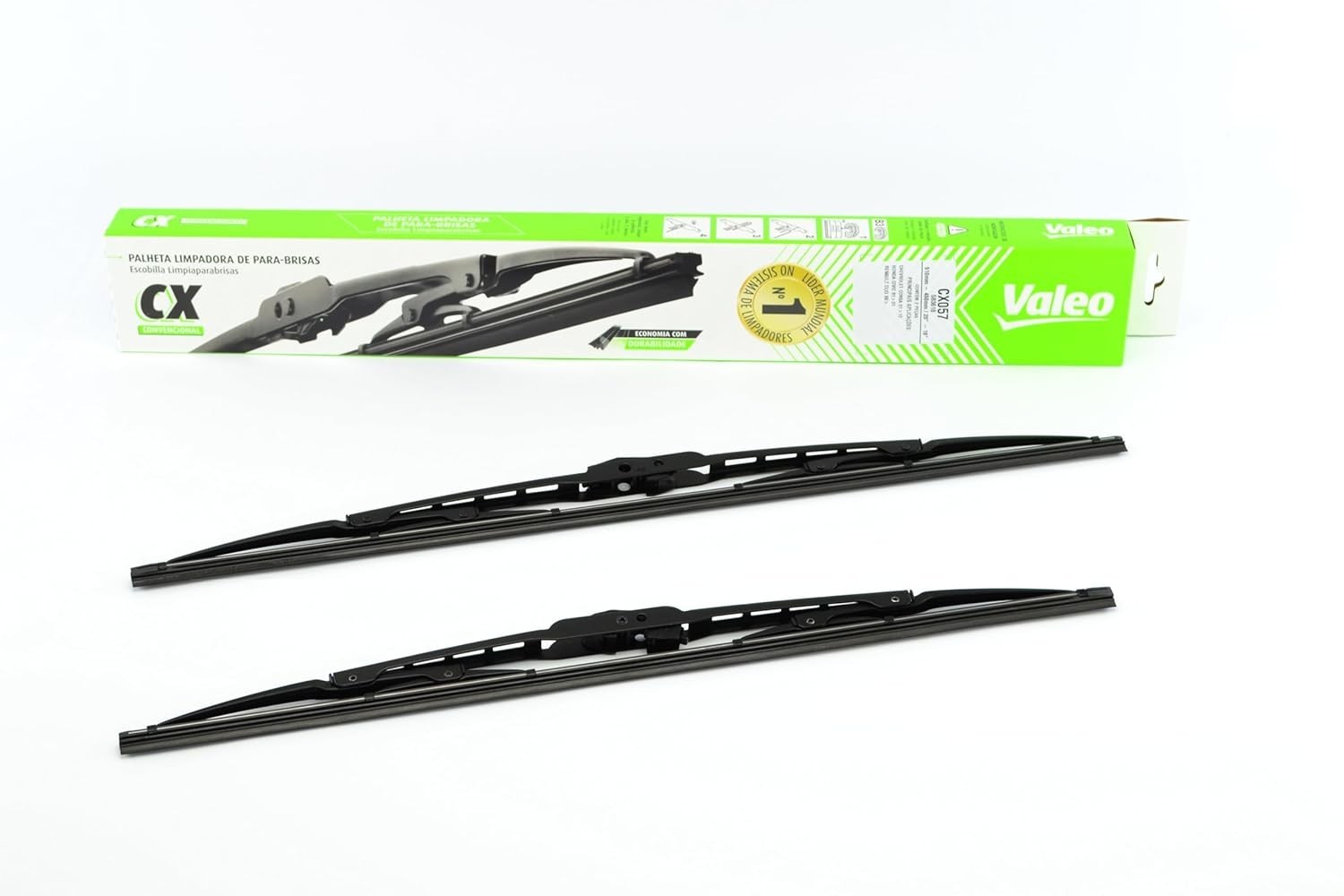 Palheta Limpador Dianteiro Valeo CX057 - Astra, Corsa, Montana, Neon, C3 | Visibilidade Perfeita