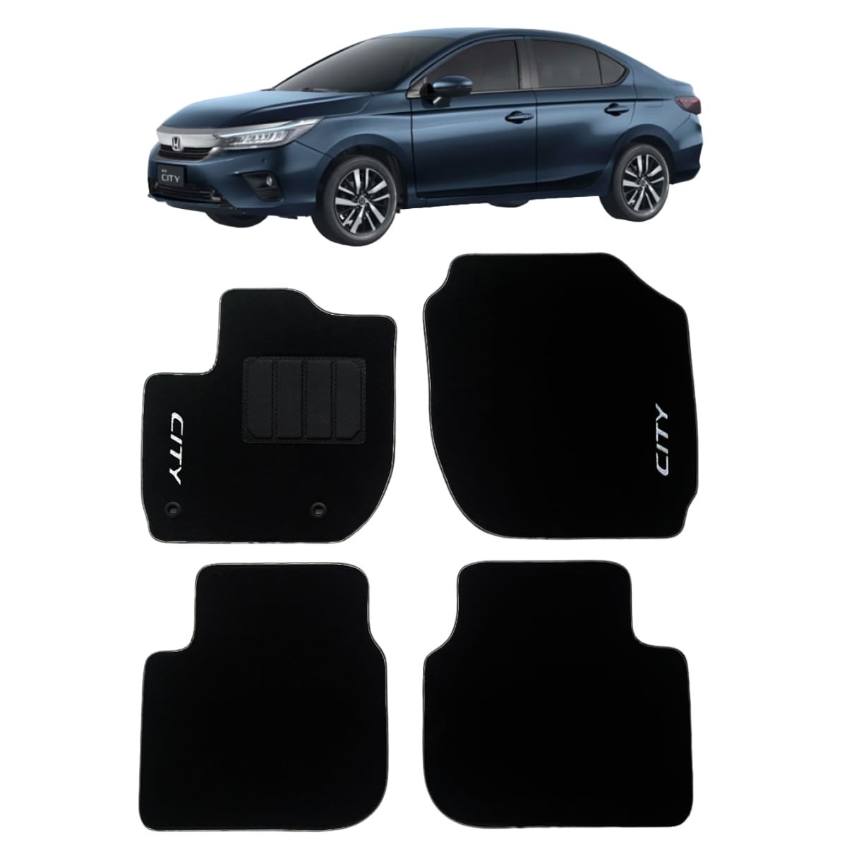 Tapete Carpete 5mm New City Sedan 2022-2025: Encaixe Perfeito e Durabilidade