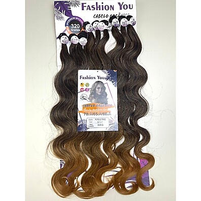 Cabelo Orgânico Ondulado Kallyne 70cm: 9 Telas para um Penteado Perfeito