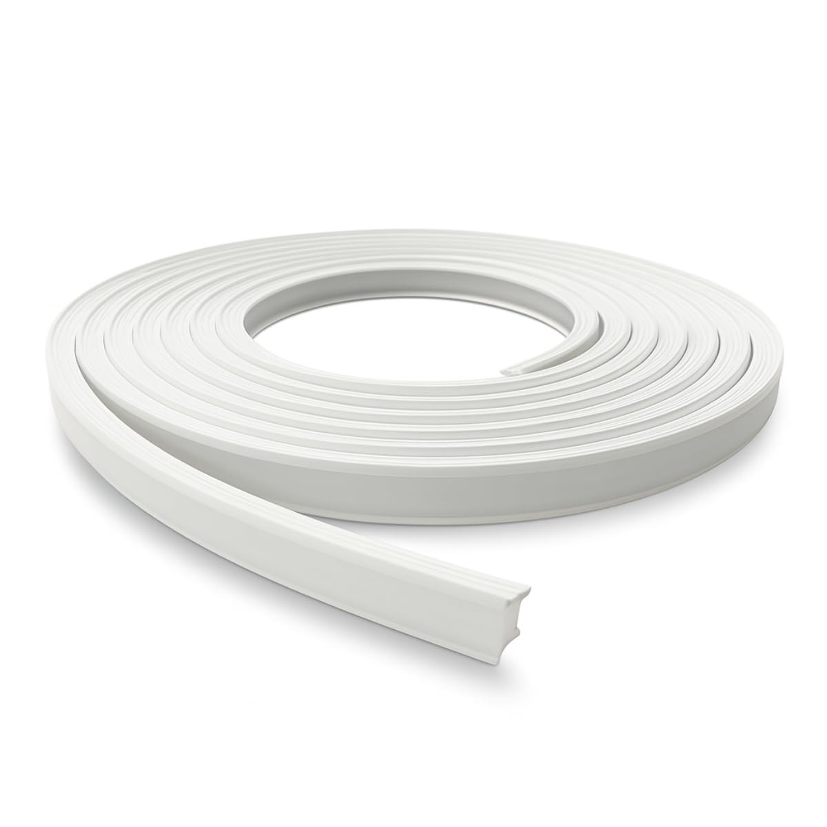 Perfil Silicone Flexível para Fita LED Sobrepor 20mm - Corte Personalizado por Metro