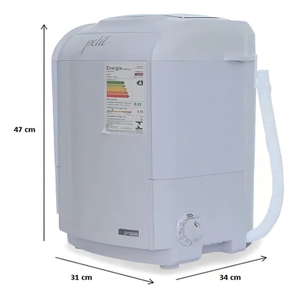 Petit Praxis: Sua Mini Lavadora 1.2kg Essencial