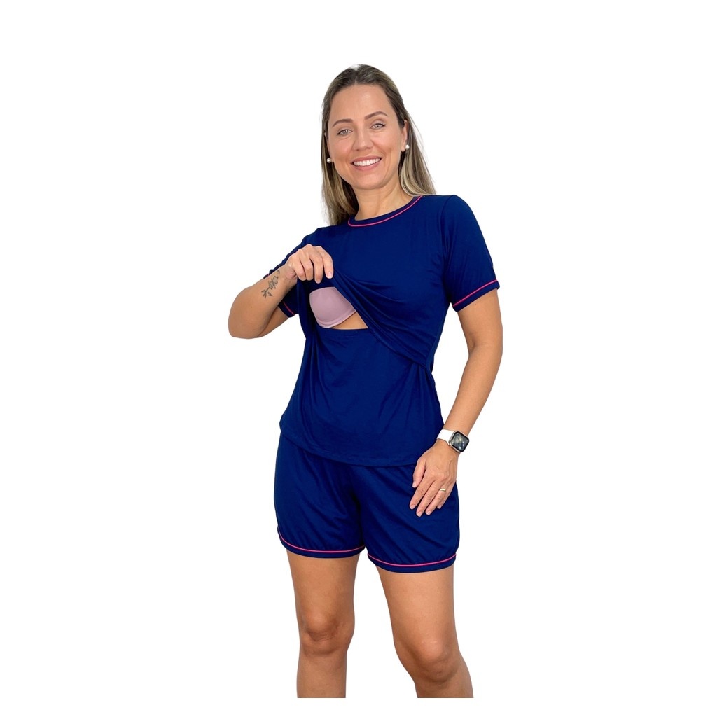 Pijama Amamentação Premium: Conforto e Praticidade Pós-Parto