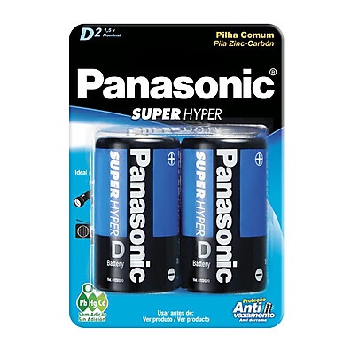 Pilha Panasonic D: Energia Duradoura para o Dia a Dia