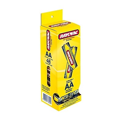 Pilha Rayovac AA: Energia Duradoura (48 Unidades)